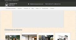 Desktop Screenshot of chimeneasalicante.com